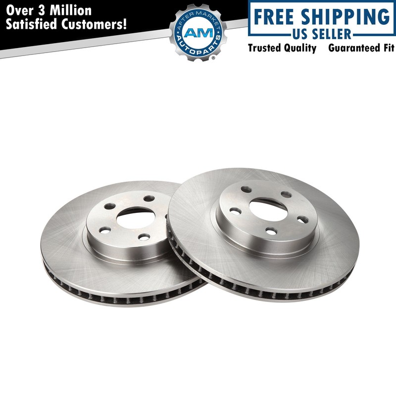 Brake Rotor FRONT PAIR Set Kit for Corolla Matrix Vibe tC Celica