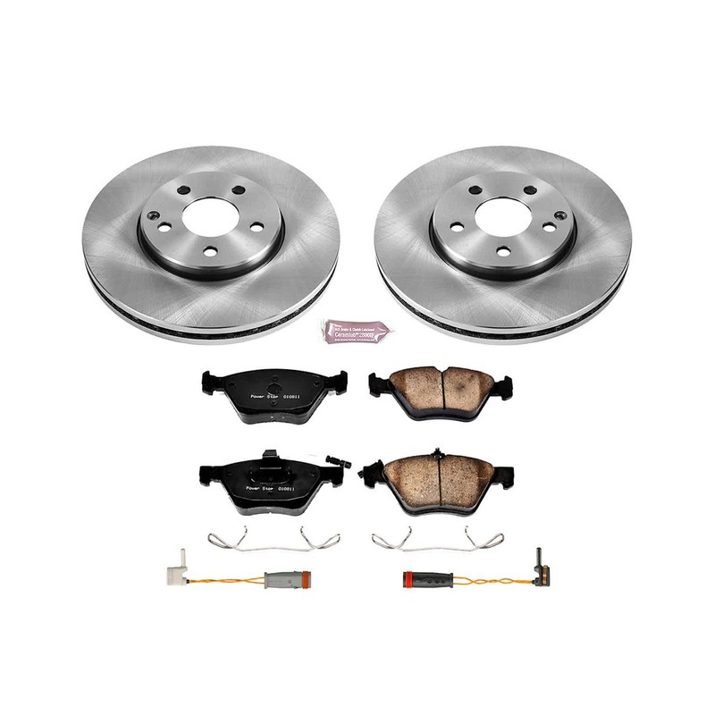 KOE5168 Powerstop Brake Disc and Pad Kits 2-Wheel Set Front for MB Mercedes E350 gallery