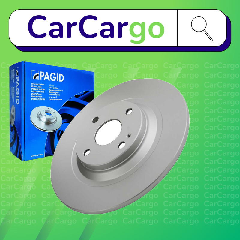 Pagid Solid Rear Brake Discs Pair For Mazda MX-5 1.6 16V 1998-2005 276 mm