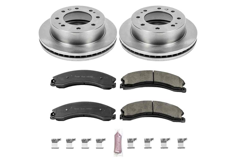 Power Stop KOE6258 1-Click Daily Driver Brake Kits Front OE Replacement Rotors Z gallery