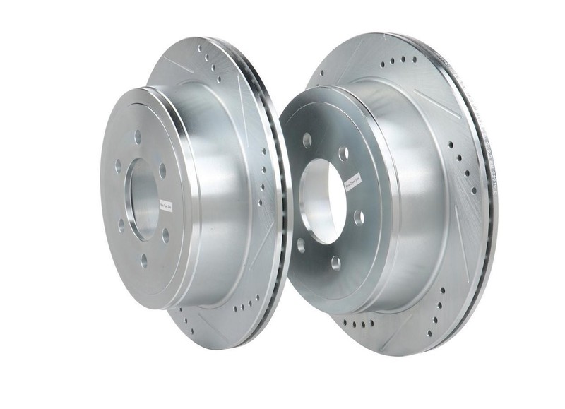 PowerStop Rear Disc Brake Rotor Set for 2007 Ford F-150 FX2 5.4L V8 FLEX SOHC gallery