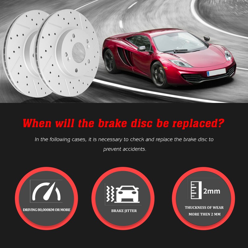 4PCS Front & Rear Drilled Disc Brake Rotors For 2005 - 2012 Nissan Pathfinder gallery