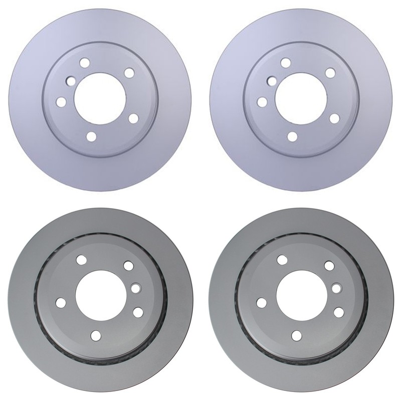 Hella Front 300mm and Rear 294mm Brake Vented Rotors Kit For BMW E46 325xi M54