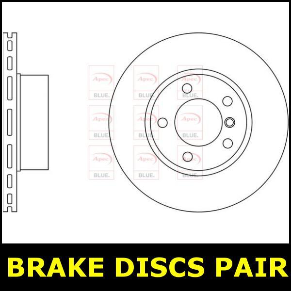 Brake Discs Pair Front FOR BMW E82 3.0 125i 128i 07->13 Petrol Blue gallery