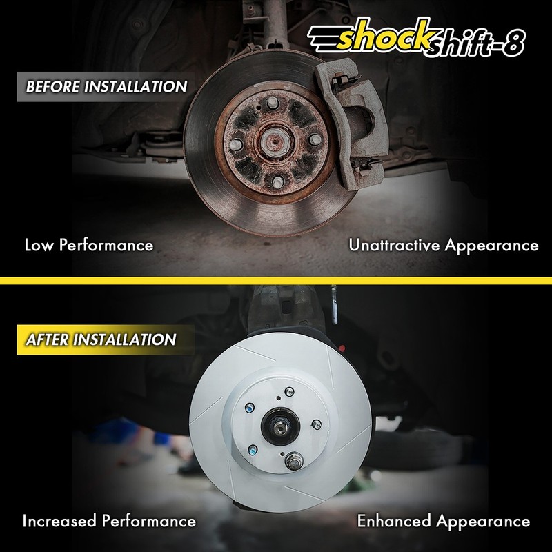 2PCS Disc Front Brake Rotors For 1985-1988 Toyota Cressida gallery