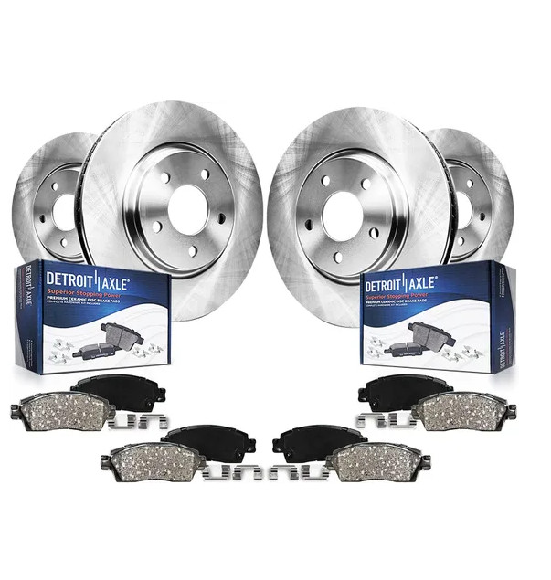 Front Rear Disc Brake Rotors and Pads Kit for 2007 – 2010 Ford Edge Lincoln MKX