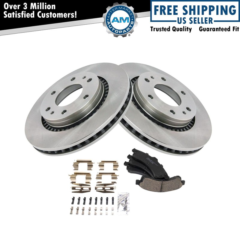 Front Brake Pad & Rotor Kit Brake Rotor For 2006 Isuzu Ascender