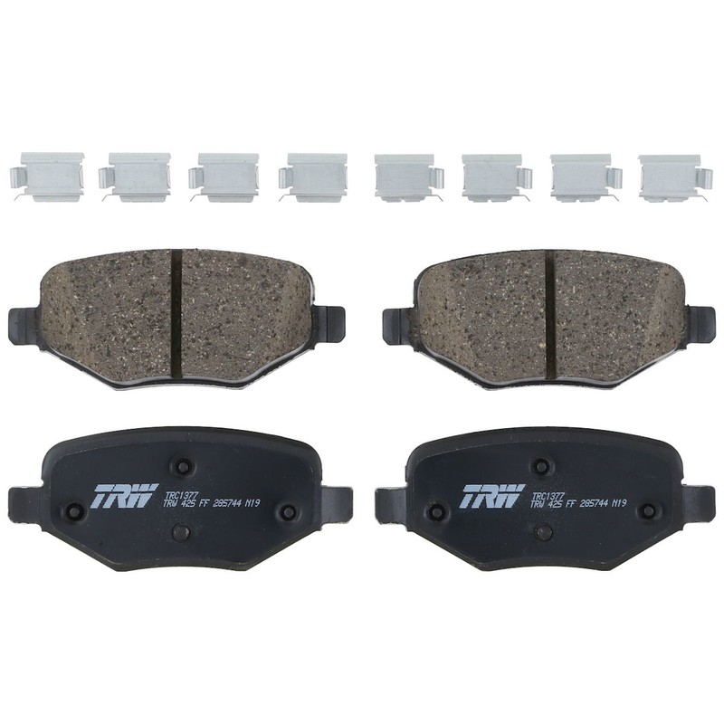 TRC1377 TRW Brake Pad Sets 2-Wheel Set Rear for Ford Taurus Explorer Flex MKT