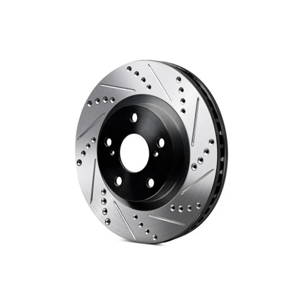 For Nissan 300ZX 84-86 Brake Rotor eLINE Drilled & Slotted 1-Piece Front gallery