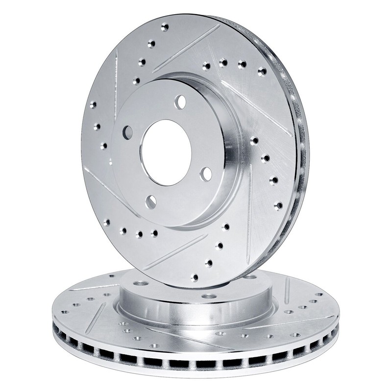 For Nissan 300ZX 84-86 R1 Concepts Drilled & Slotted Front Brake Rotor Set