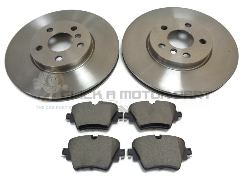 Front 2 Brake Discs And Pads For BMW 2 Series F44 218d 218i 220d 2014-2023