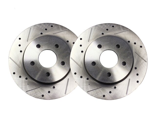 Detroit Axle 72MM93K Rear Brake Rotor Set Fits 2004-2007 Toyota Highlander