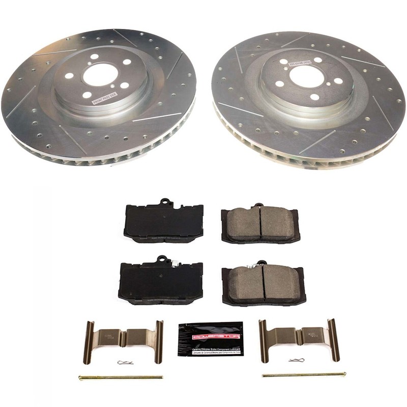 Powerstop Evolution Front 356mm Discs & Pads Kit for GS350 RC300 RC350 GS450H gallery