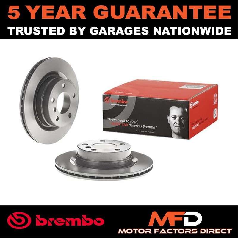 Brake Discs Rear Brembo Fits BMW 3 Series 2 1 4 34216792227