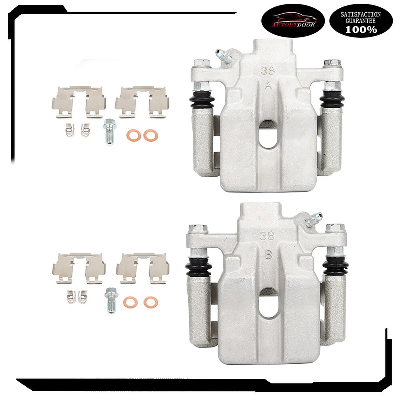For 2007-2011 Toyota Camry Rear Left Right Brake Calipers w/ Bracket Pair New gallery