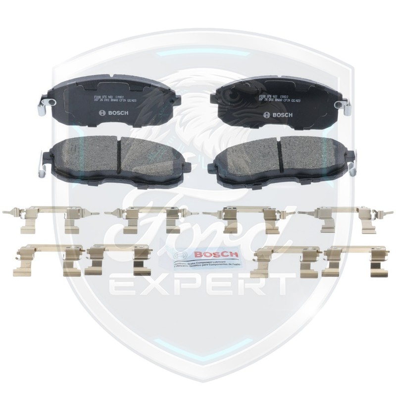 Bosch OEM Front & Rear Ceramic Brake Pads Kit For 2000-2001 Nissan & Infiniti gallery
