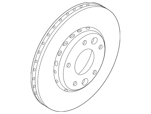 Genuine Nissan Rotor-Disc Brake Front 40206-6LE0A
