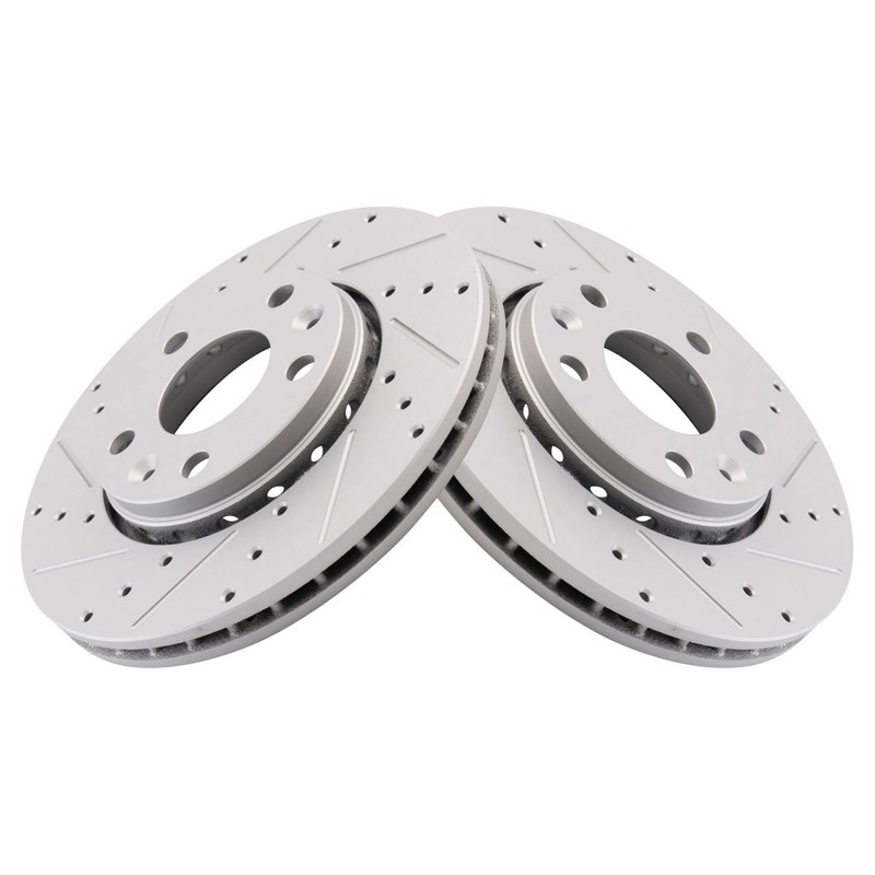 TRQ Performance Front Brake Pad & Rotor Kit Premium G-Coated Ceramic Fits Nissan gallery