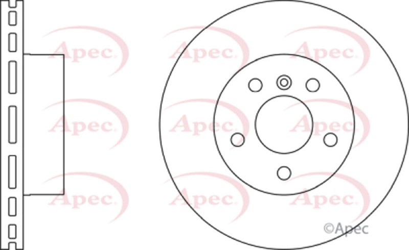 KGF Front Brake Disc Fits Land Rover Discovery 1998-2004 2.5 TD5 3.9 SDB000380 gallery