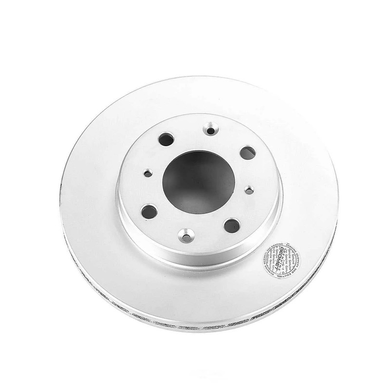 Front Geomet Coated Disc Brake Rotor PowerStop JBR525EVC for Honda Civic