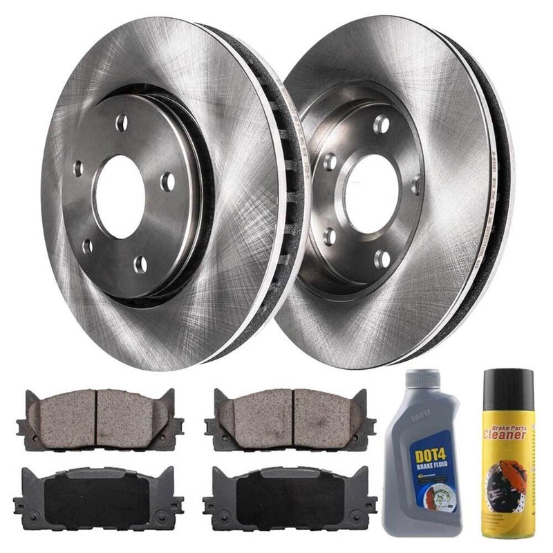 Front Disc Rotors and Brake Pads for Lexus ES350 ES300H Toyota Camry B32 CA