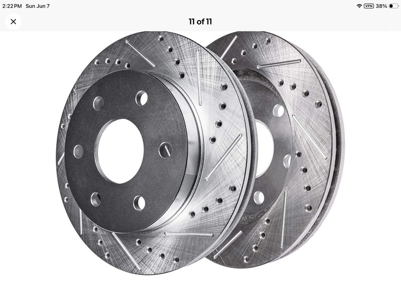 Front Rear Drilled Rotors and Ceramic Brakes Pads Kit for 2012 – 2020 Ford F-150