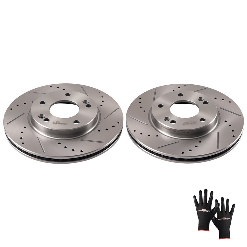 Front Brake Rotors Kit 280mm for Hyundai Venue 2020-2026 Elantra 2011-20 S31584