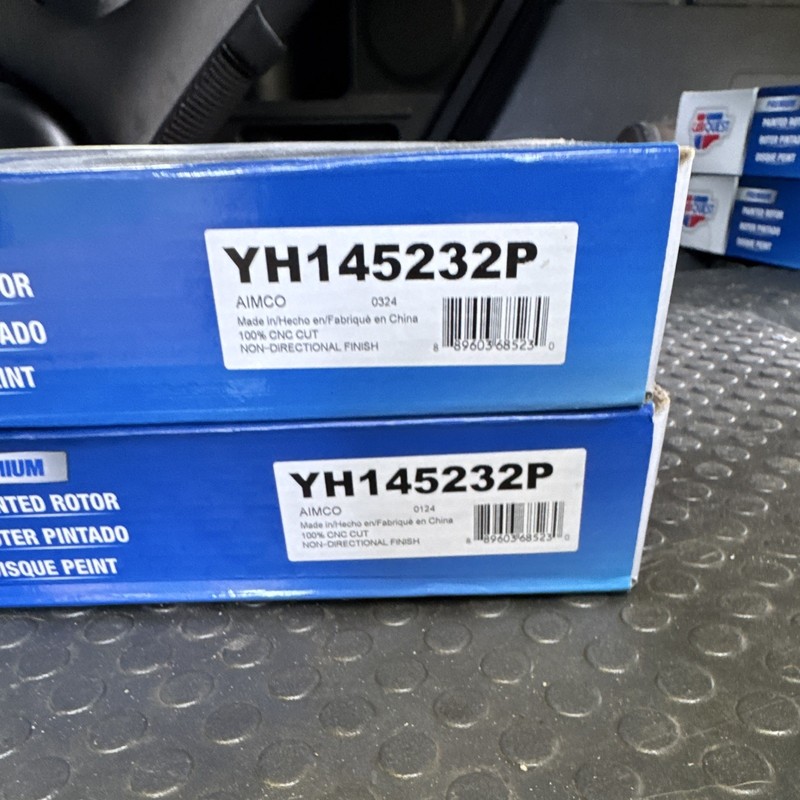 Front Disc Brake Rotor Set Honda Accord, Civic, Element, Fit, Acura CSX, ILX