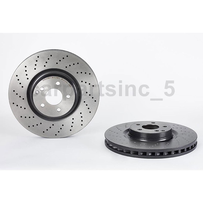 Brake Pad Brake Rotor Front Fits Mercedes-Benz SL600 Mercedes-Benz SL65 AMG gallery