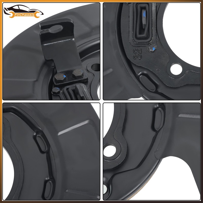 For Hyundai Santa Fe 3.3L 3342CC V6 DOHC 2007-2009 Rear Brake Parking Plate Left gallery