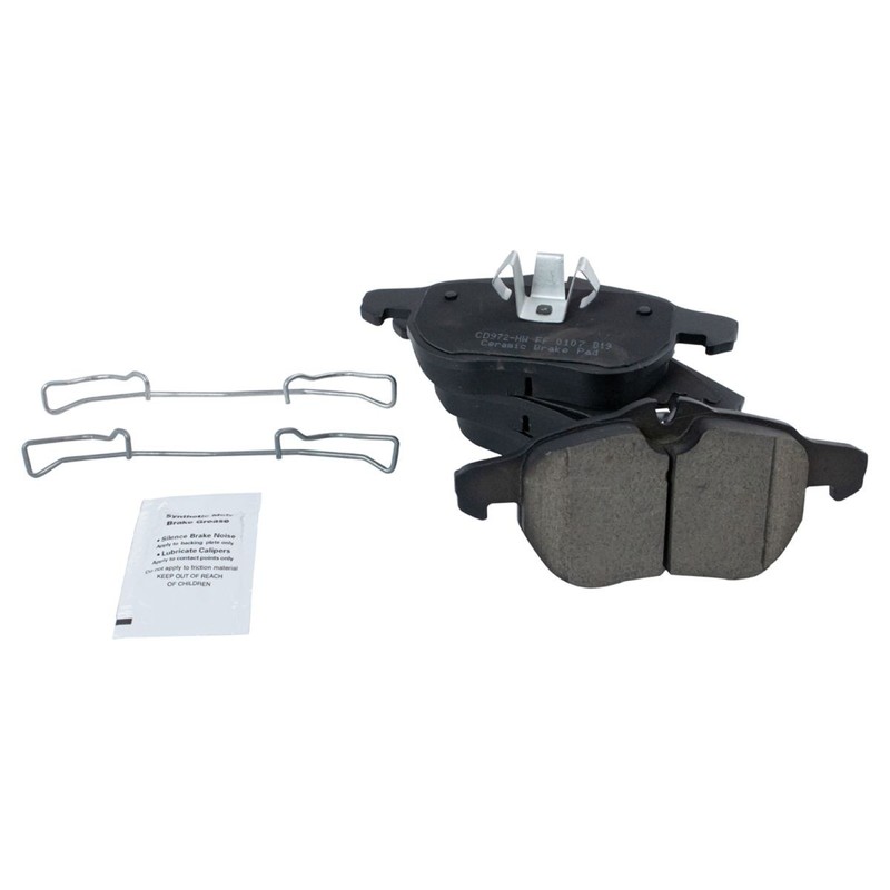 TRQ Front Ceramic Disc Brake Pads & 11.9 Rotors Kit NEW for Saab 9-3 gallery