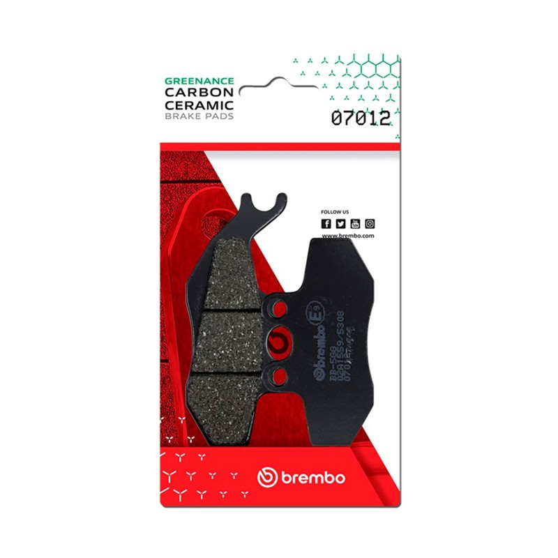 Carbon Ceramic Brake Pad – Front fits Aprilia/Piaggio 07012