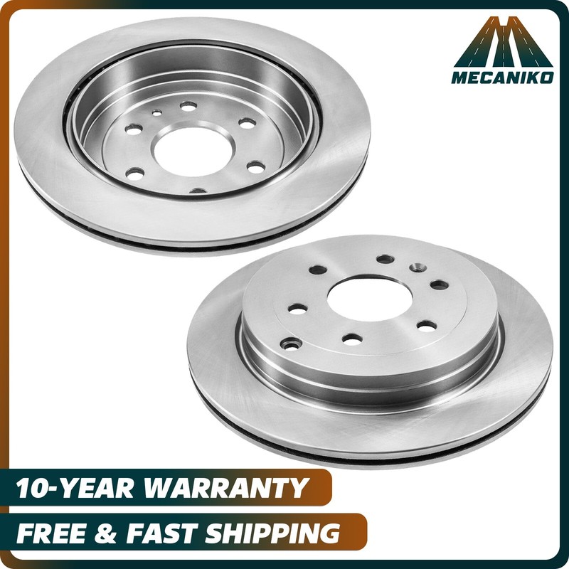 2x Rear Vented Brake Rotors for Traverse Acadia Limited Enclave Outlook