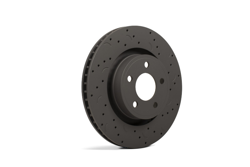 For Hawk Talon HTC4953 Rear Cross Drilled & Slotted Brake Rotor For Subaru