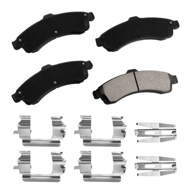 Front Drilled Rotors Ceramic Brake Pads for Trailblazer Envoy Ascender Rainier gallery