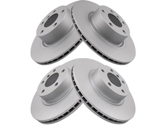 Front and Rear TRQ Brake Rotor Set Brake Rotor Set fits BMW X4 2015-2018 49PKBR