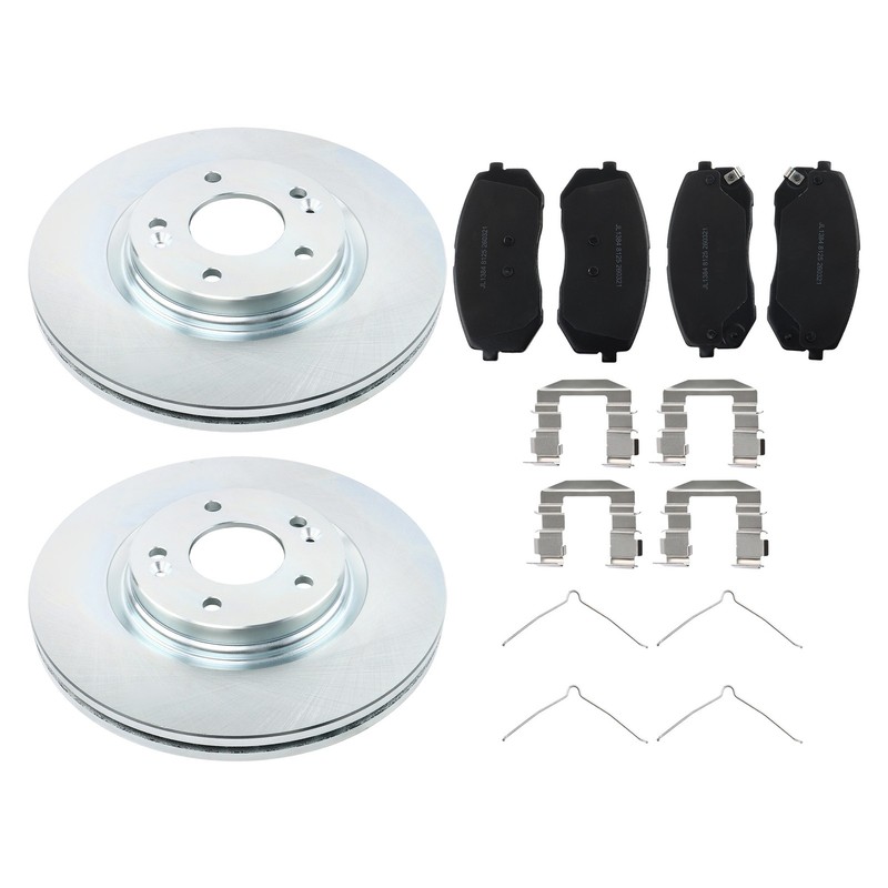 Labwork Front 305mm Drilled Brake Rotor & Ceramic Pad For Hyundai Sonata Kia gallery