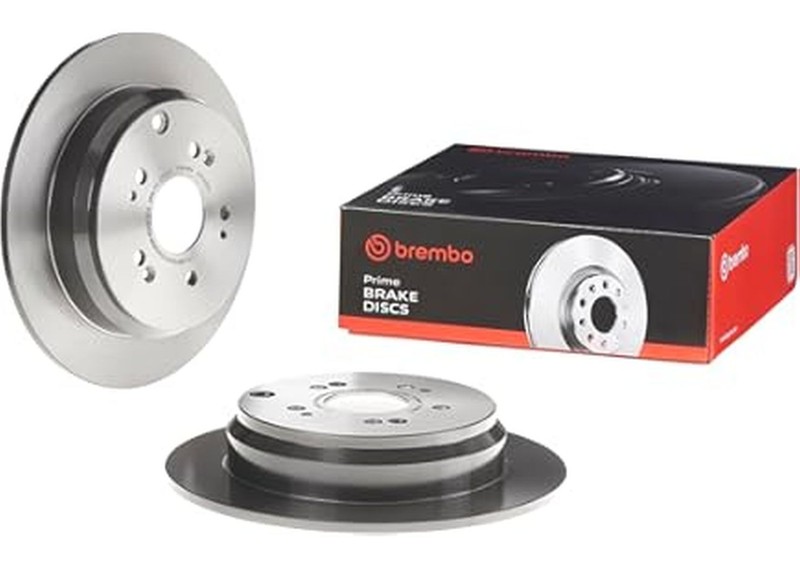 2x brembo REAR Brake Disc Rotor Kit For ACURA 2001-2006 MDX /HONDA 2003-07 PiLOT
