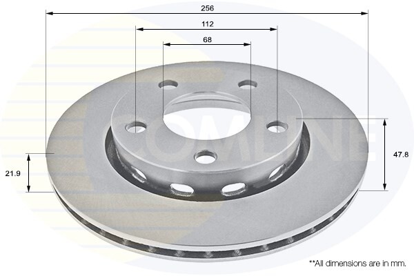 KGF Rear Brake Disc Fits Audi A4 1995-2001 VW Passat 2000-2005 #1 gallery