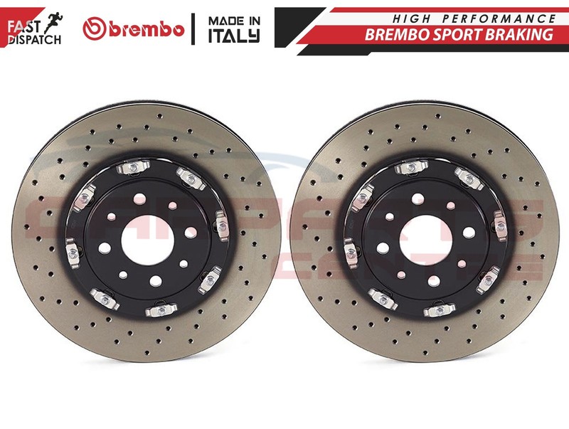 FOR FIAT 500 1.4 ABARTH FRONT 305mm FLOATING BREMBO 2PC PIECE BRAKE DISCS