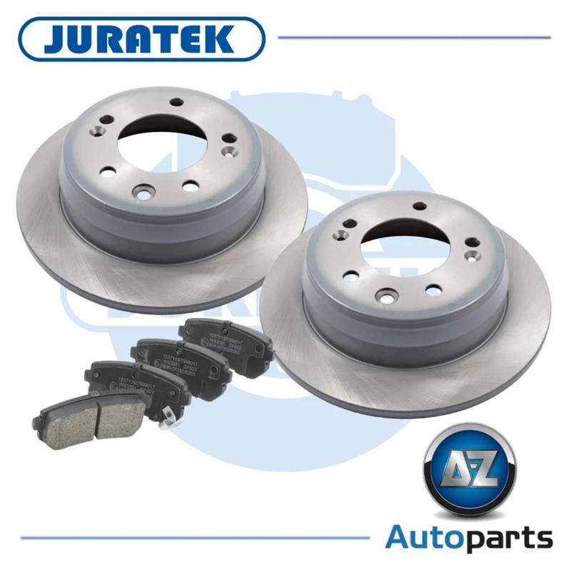 For Hyundai – i30 FD 1.4 2007-2012 Rear 262mm Solid Brake Discs and Pads Juratek