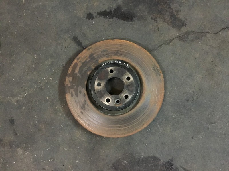 Jaguar XF Front Left Driver Rotor Brake Disc 16 17 18 19 |:Y
