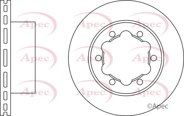 2x Apec Red Rear Brake Discs 303mm Fits Mercedes- Vw Crafter 30-35 30-50 5-t