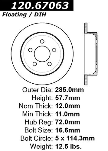 StopTech 126.67063SR POWER STOP ROTR