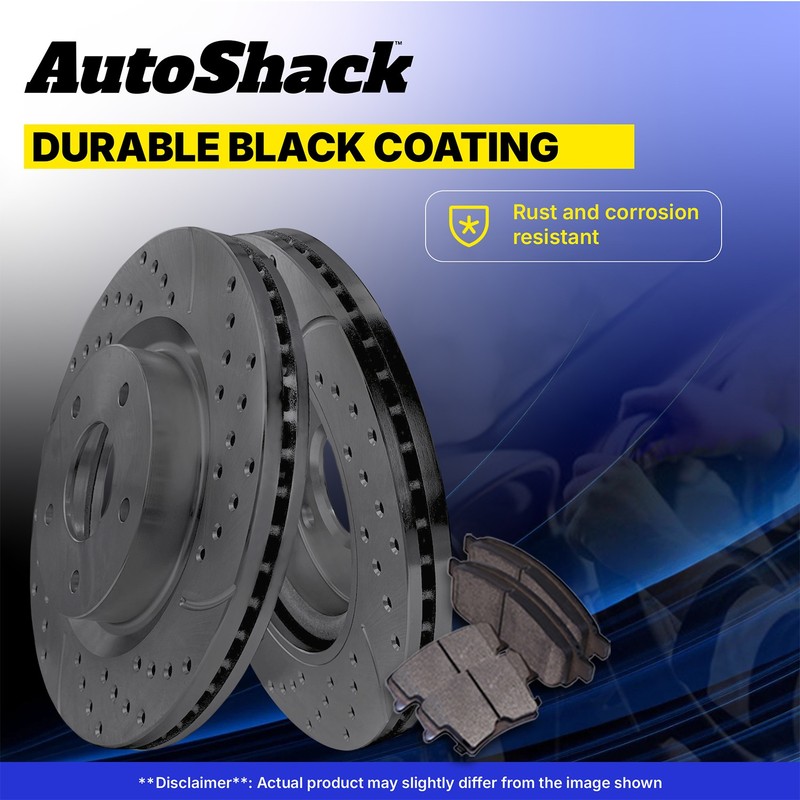 Front Drilled Slotted Brake Rotors Ceramic Pads for Nissan, Sentra 2013-2019 gallery