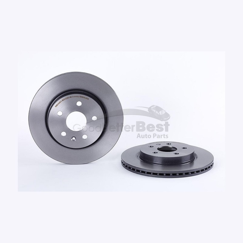 One New Brembo Disc Brake Rotor Rear 09A97211 for Buick Cadillac Chevrolet Saab