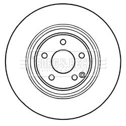 DISCS FOR MERCEDES-BENZ S-CLASS S 430 500 320 CDI 400 65 AMG FRONT BORG & BECK