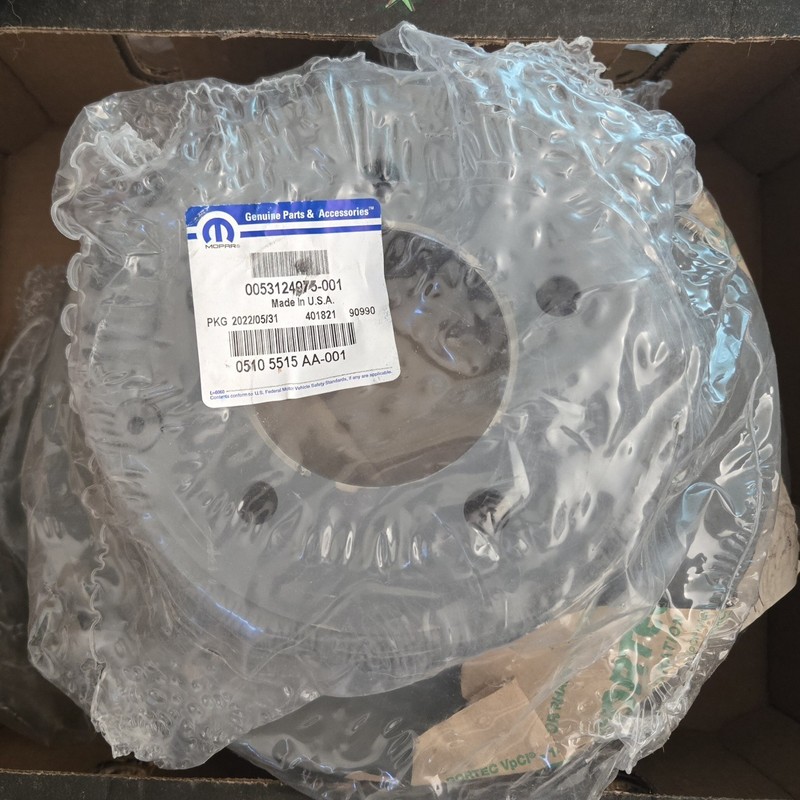 **New** OEM Genuine Mopar Brake Rotor, REAR, part# 05105515AA, 2007-2017 Jeep