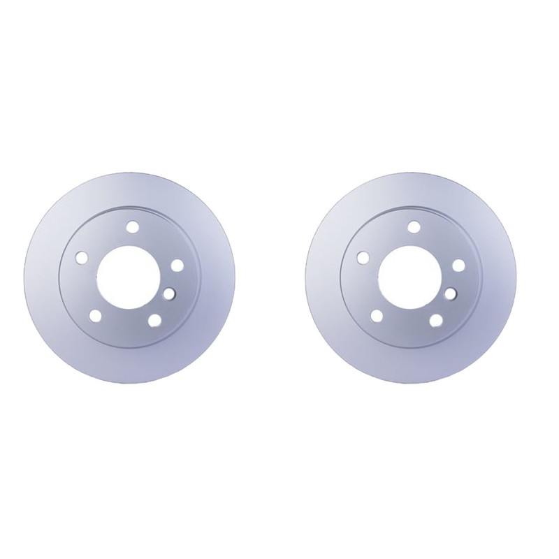 Hella Pair Set of Rear Solid 280mm Disc Brake Rotors For BMW E85 Z4 2.5i 2004-05
