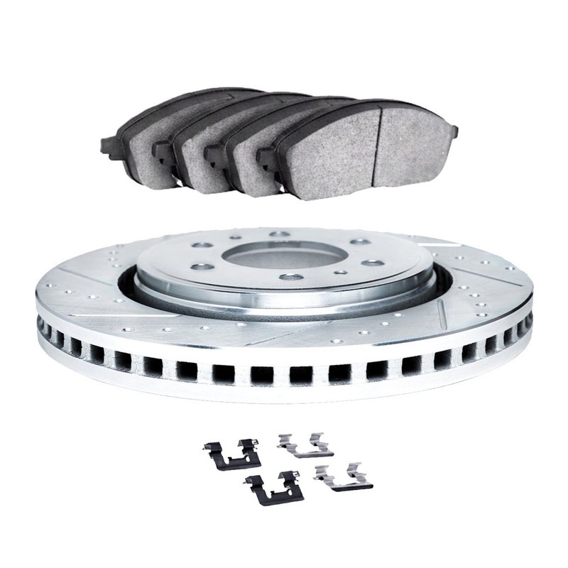 For Saab 9-4X 2011 Rotor Set Rear | Cast Iron | Vented Rotor | Excluded Calipers gallery